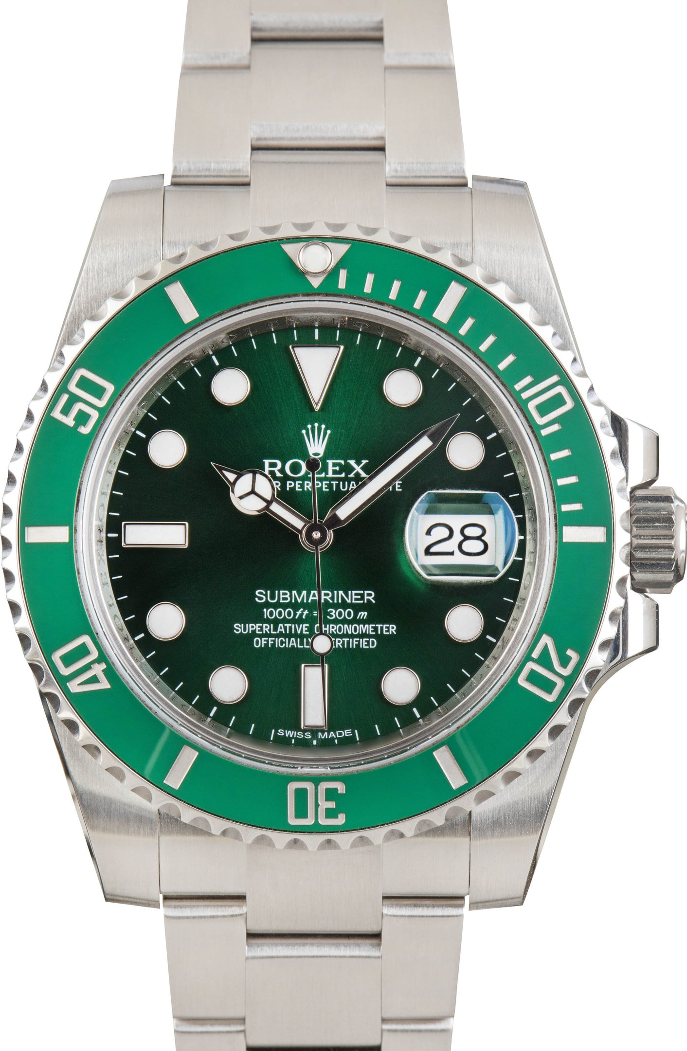 zUsed-Rolex-Submariner-116610LV-SKU182661 Clean Factory Super Clone Rolex Submariner 116610LV Hulk 40MM - Image 1