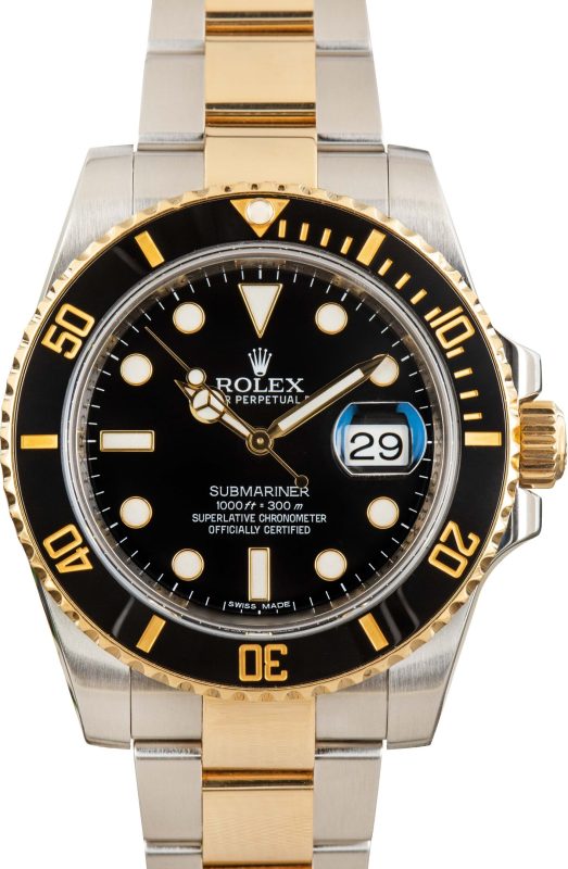 Clean Factory Super Clone Rolex Submariner 116613 Black Gold