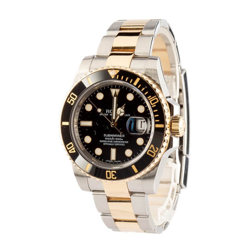 Clean Factory Super Clone Rolex Submariner 116613 Two Tone