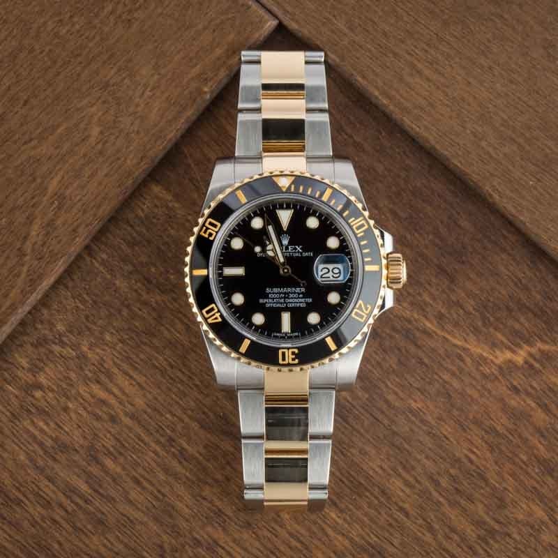 Clean Factory Super Clone Rolex Submariner 116613 Black Gold