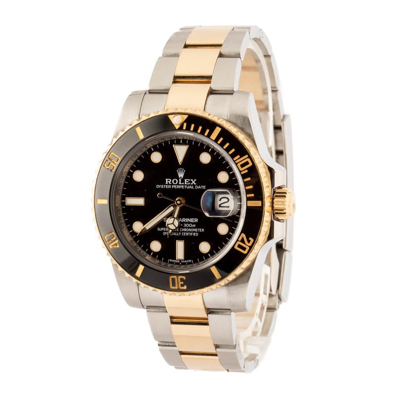 Clean Factory Super Clone Rolex Submariner 116613 Two-Tone
