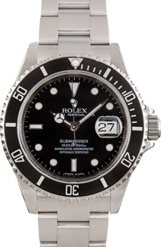 Super Clone Rolex Submariner 16610T Stainless Steel 40mm