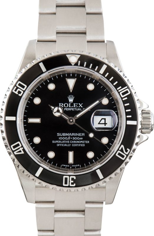 Clean Factory Super Clone Rolex Submariner 16610 Black 40MM