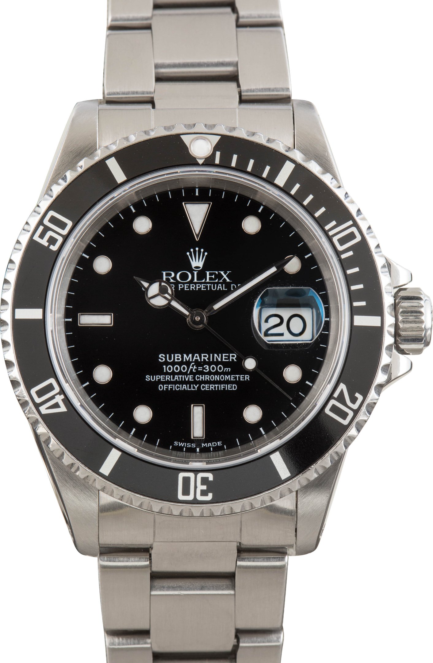 zUsed-Rolex-Submariner-16610-Black-Dial-SKU182193 Clean Factory Super Clone Rolex Submariner 16610 Black Dial AAA - Image 1