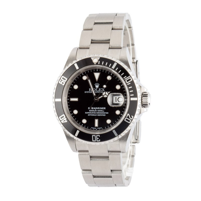 Clean Factory Super Clone Rolex Submariner 16610T No Holes 40mm