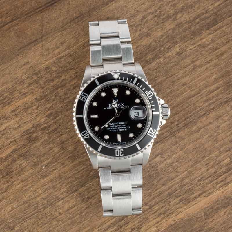 Clean Factory Super Clone Rolex Submariner 16610 Black 40MM