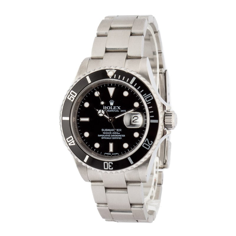 Super Clone Rolex Submariner 16610T Stainless Steel 40mm