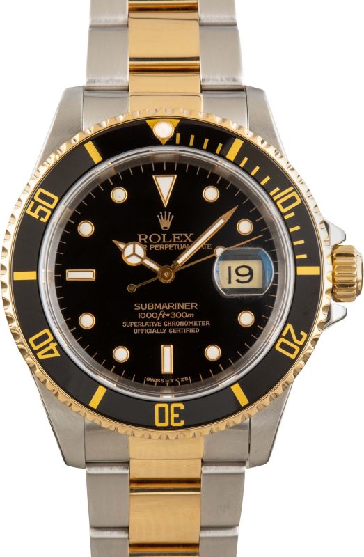 Clean Factory Super Clone Rolex Submariner 16613 Two-Tone