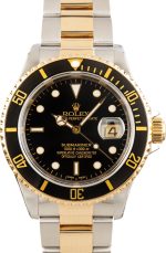 Super Clone Rolex Submariner 16613 Steel Gold AAA Rep