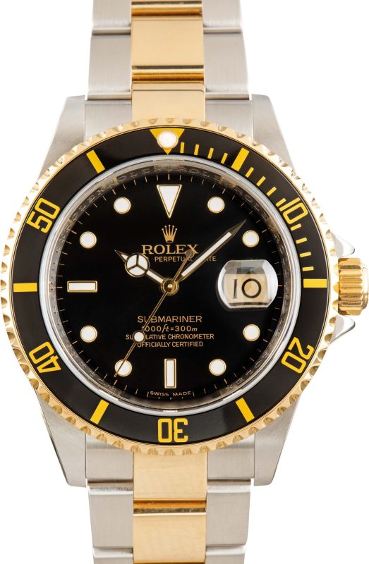 Clean Factory Super Clone Rolex Submariner 16613 Two-Tone