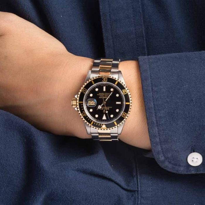 Clean Factory Super Clone Rolex Submariner 16613 Two-Tone - Image 5