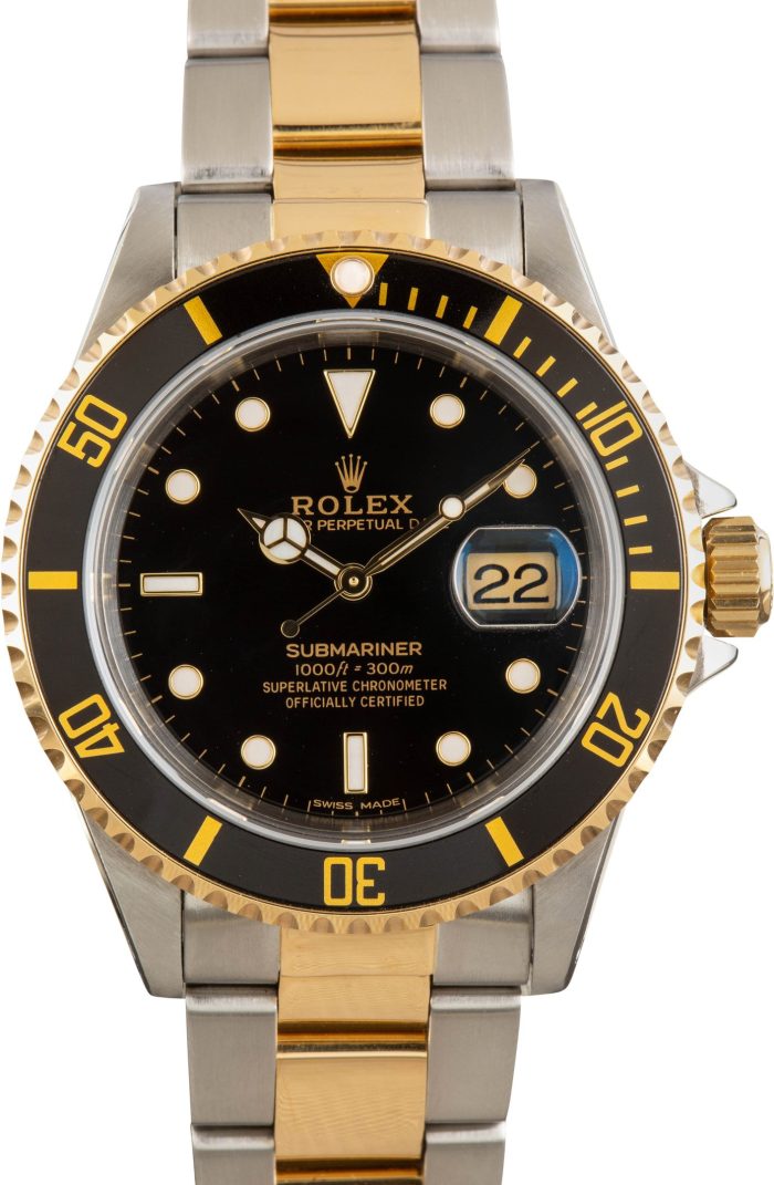 Clean Factory Super Clone Rolex Submariner 16613 Two-Tone - Image 2