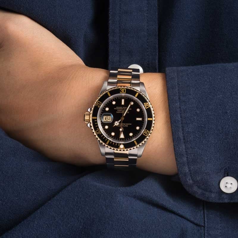 Clean Factory Super Clone Rolex Submariner 16613 Two-Tone