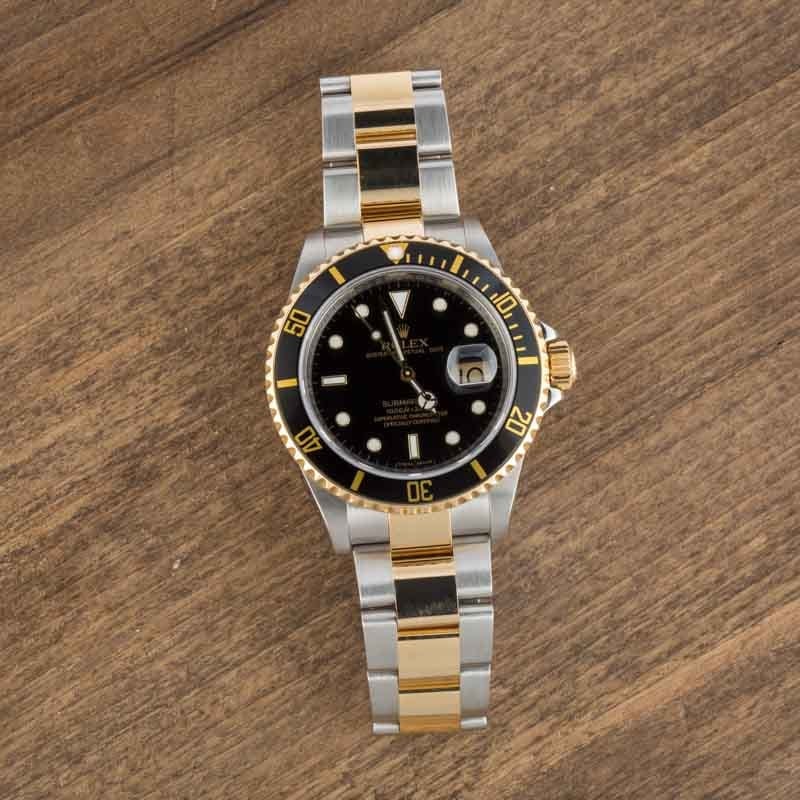 Clean Factory Super Clone Rolex Submariner 16613 Two-Tone
