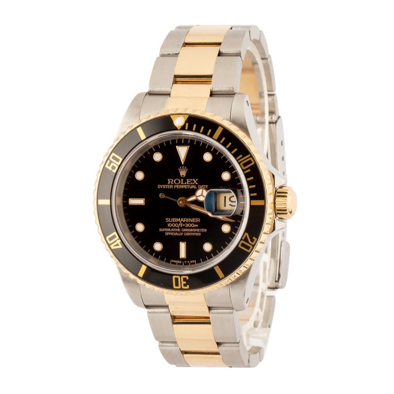 Clean Factory Super Clone Rolex Submariner 16613 Two-Tone