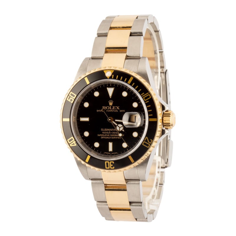 Clean Factory Super Clone Rolex Submariner 16613 Two-Tone