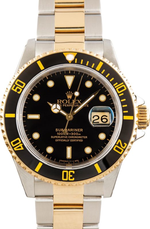 Clean Factory Super Clone Rolex Submariner 16613 Two-Tone