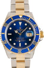 Clean Factory Super Clone Rolex Submariner 16613 Two-Tone Blue