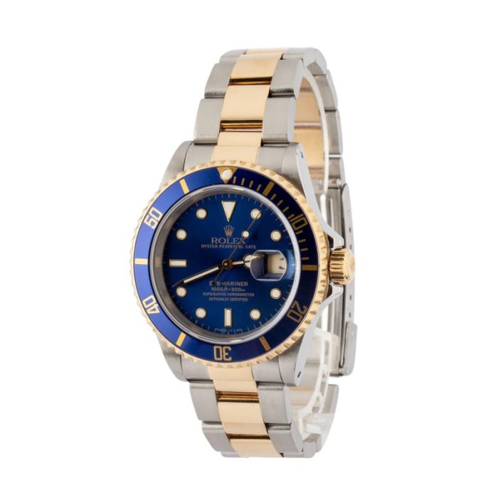Clean Factory Super Clone Rolex Submariner 16613 Blue Two-Tone - Image 3