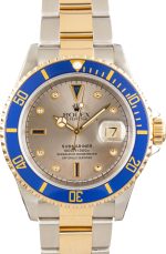 Clean Factory Super Clone Rolex Submariner 16613 Serti Slate