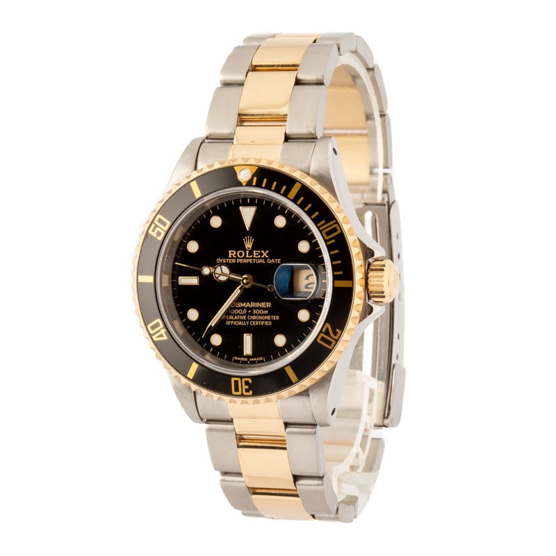 Clean Factory Super Clone Rolex Submariner 16613 Two-Tone