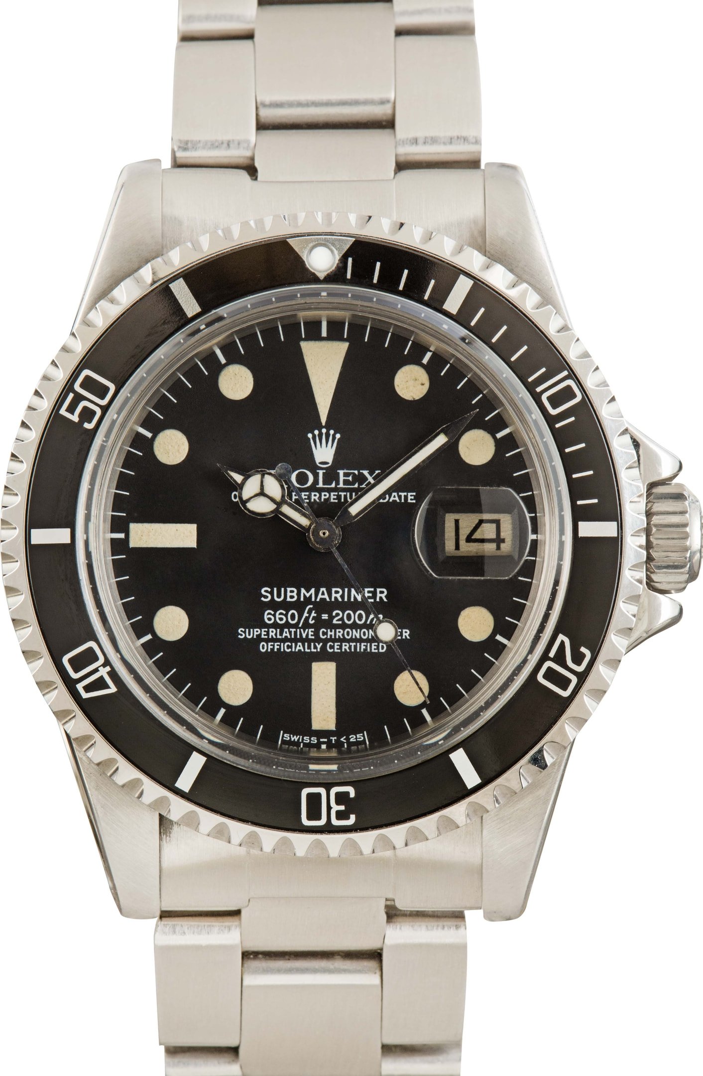zUsed-Rolex-Submariner-1680-Black-Dial-and-Bezel-SKU150944 Clean Factory Super Clone Rolex 1680 White Submariner 40MM - Image 1