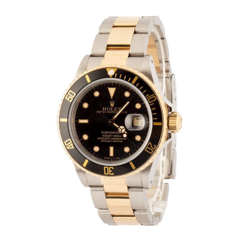 Clean Factory Super Clone Rolex Submariner 16803 Two-Tone