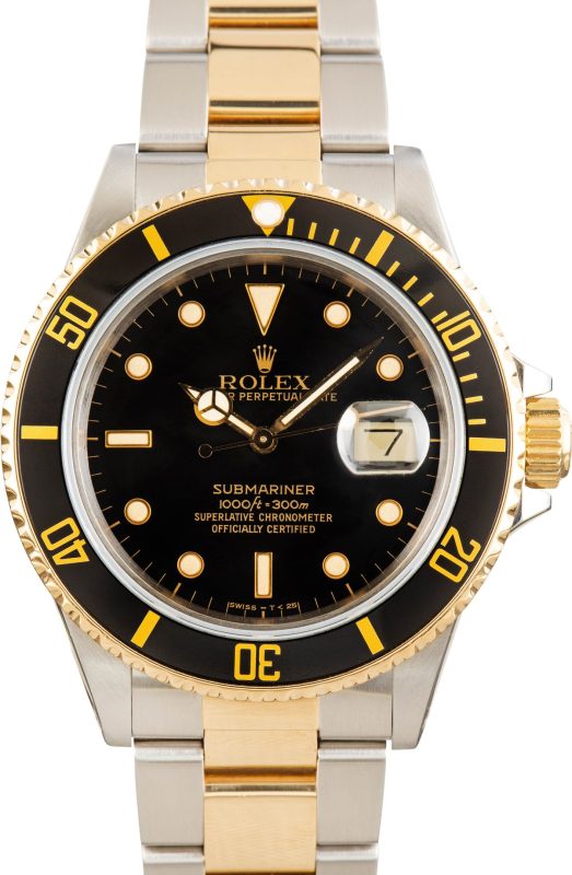 Clean Factory Super Clone Rolex Submariner 16803 Two-Tone