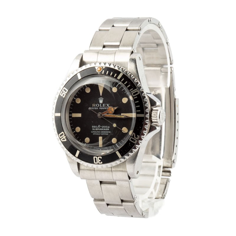 Clean Factory Super Clone 1973 Rolex Submariner 5512 No Date
