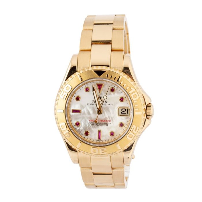 Clean Factory Super Clone Rolex Yacht-Master 168628 MOP Dial - Image 3