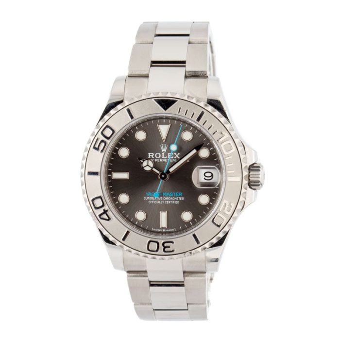 Clean Factory Super Clone Rolex Yacht-Master 37 Slate Dial - Image 3