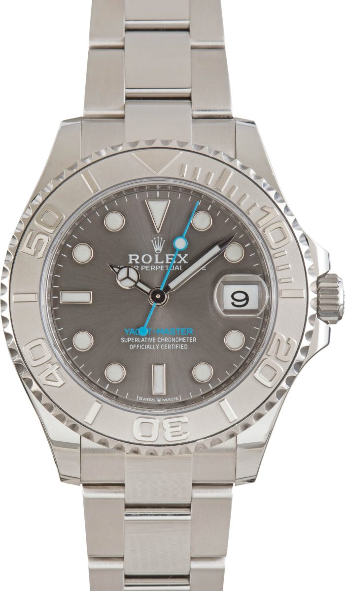 Clean Factory Super Clone Rolex Yacht-Master 37 Slate Dial - Image 2
