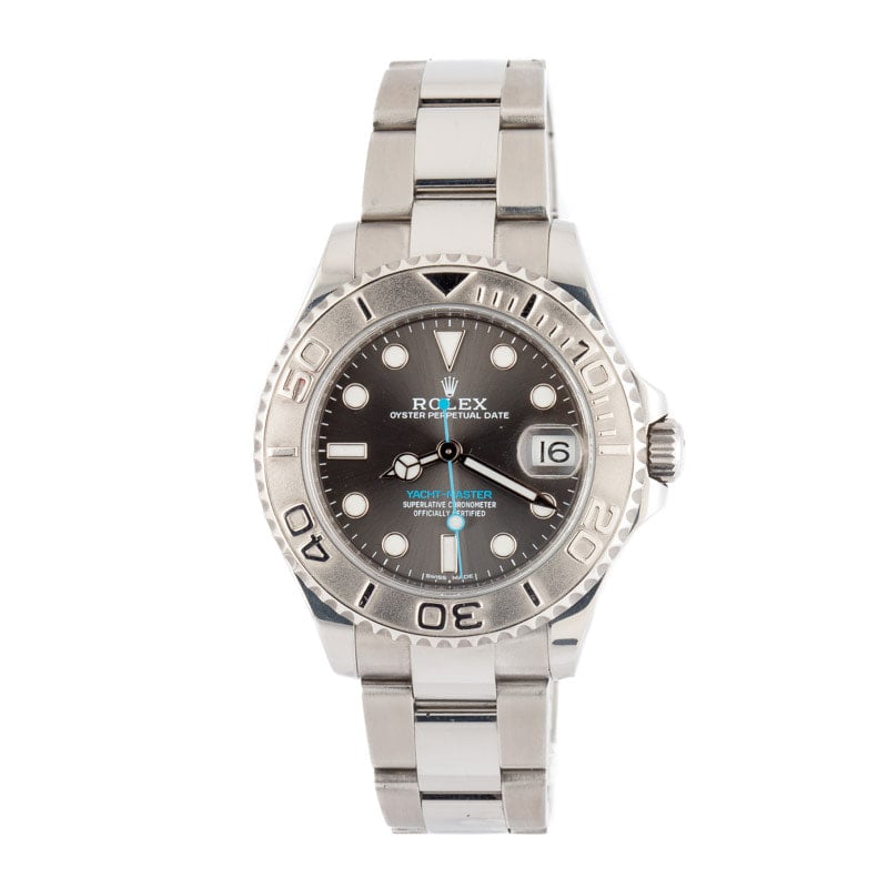 Super Clone Rolex Yacht-Master 37 Slate Dial Clean Factory
