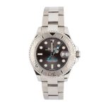 Super Clone Rolex Yacht-Master 37 Steel Platinum Bezel - Image 3