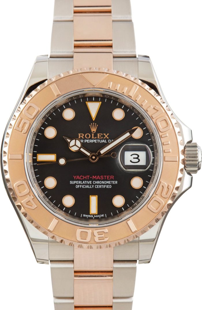 Clean Factory Super Clone Rolex Yacht-Master 116621 Rose Gold - Image 2