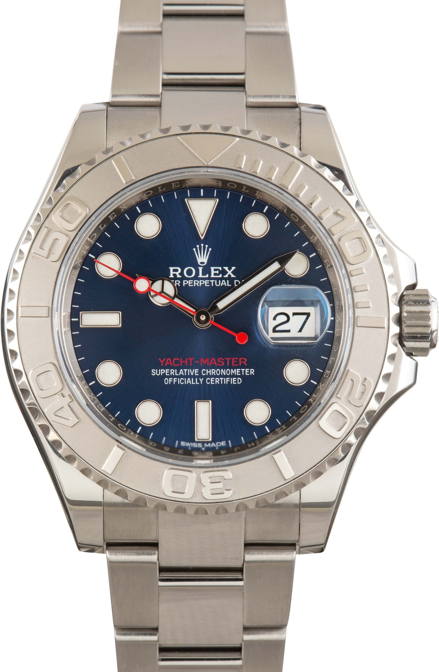 zUsed-Rolex-Yacht-Master-40-116622-Blue-Chromalight-Dial-SKU183169 Super Clone Rolex Yacht-Master 116622 Blue Dial 40mm - Image 1
