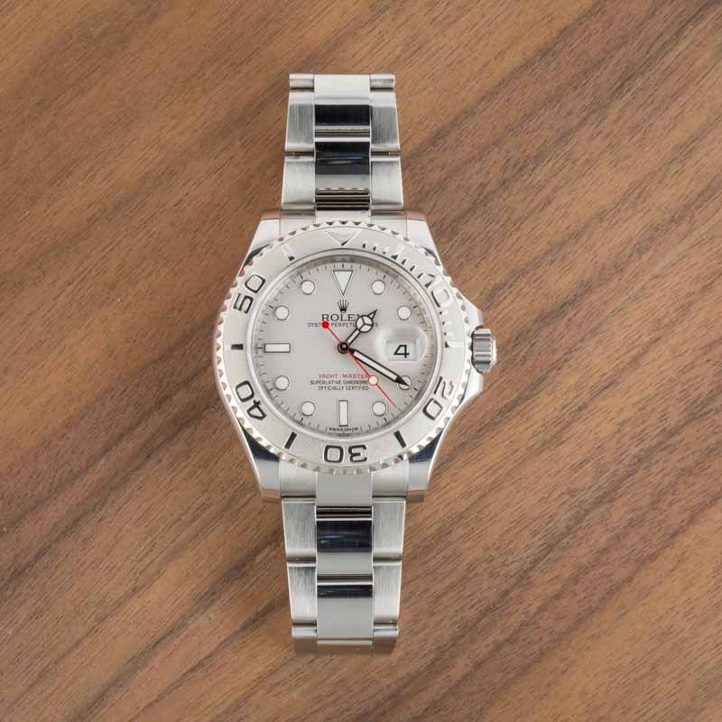 Clean Factory Super Clone Rolex Yacht-Master 116622 Platinum Dial