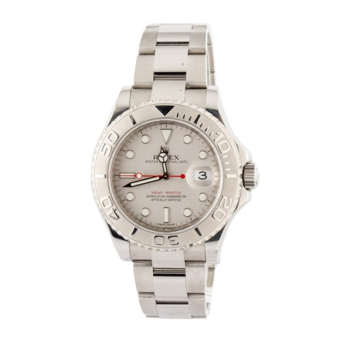 Clean Factory Super Clone Rolex Yacht-Master 116622 Platinum Dial - Image 3