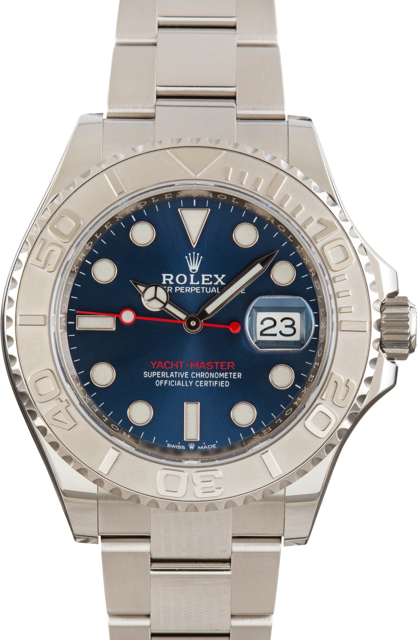zUsed-Rolex-Yacht-Master-40-126622-181155 Clean Factory Super Clone Rolex Yacht-Master 126622 Blue 40mm - Image 1