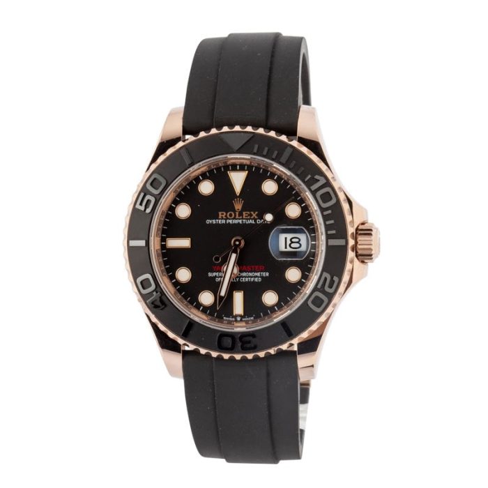 Clean Factory Super Clone Rolex Yacht-Master 126655 Rose Gold - Image 3