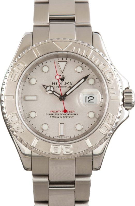 Super Clone Rolex Yacht-Master 16622 Platinum Dial 40mm