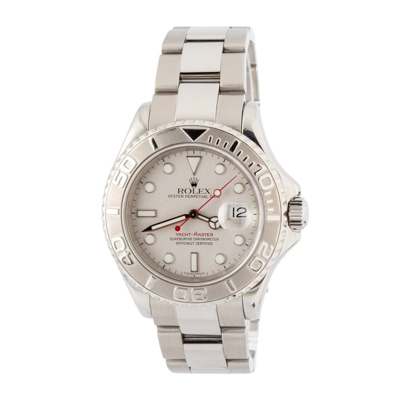 Super Clone Rolex Yacht-Master 16622 Platinum Dial 40mm