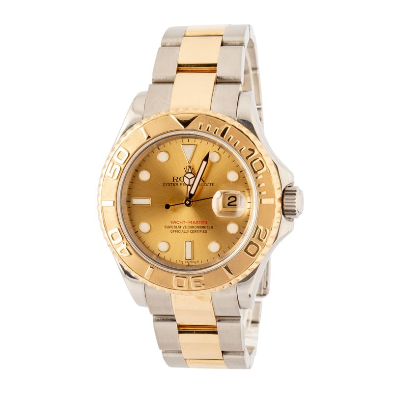 Super Clone Rolex Yacht-Master 40 16623 Champagne Dial