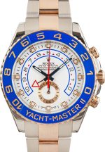 Super Clone Rolex Yacht-Master II 44mm Steel Rose Gold Ref 116681