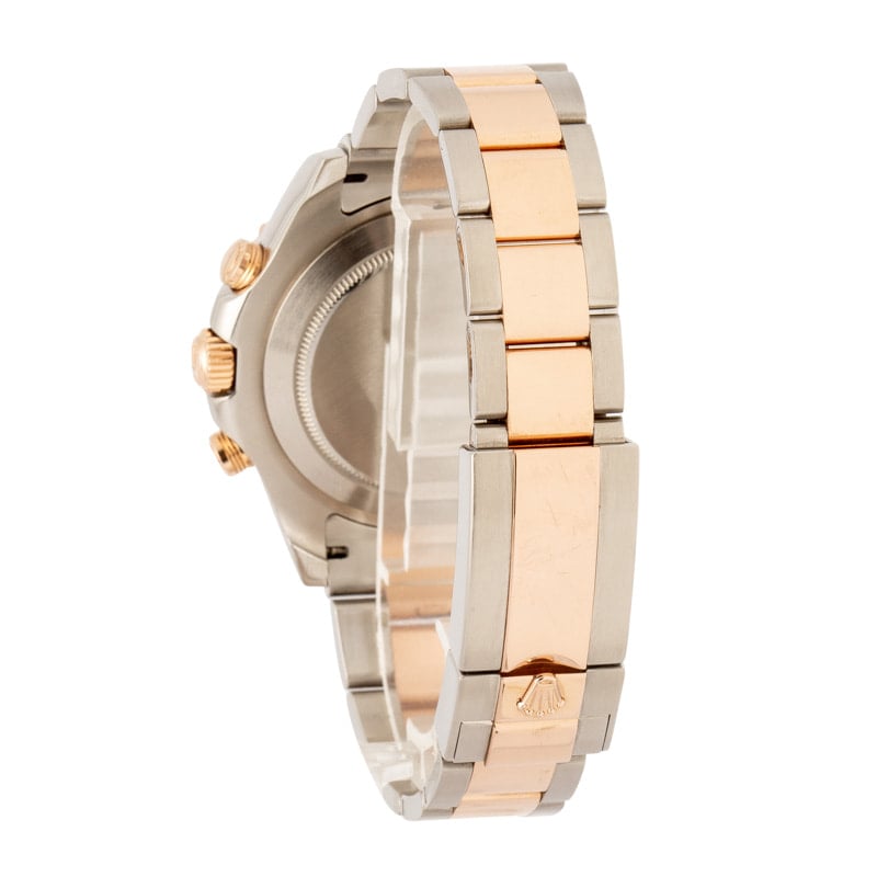 Super Clone Rolex Yacht-Master II 44mm Steel Rose Gold Ref 116681