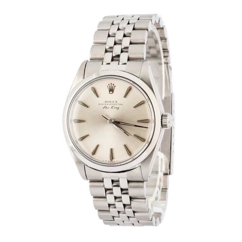 Clean Factory Super Clone Rolex Air-King 5500 Silver Dial