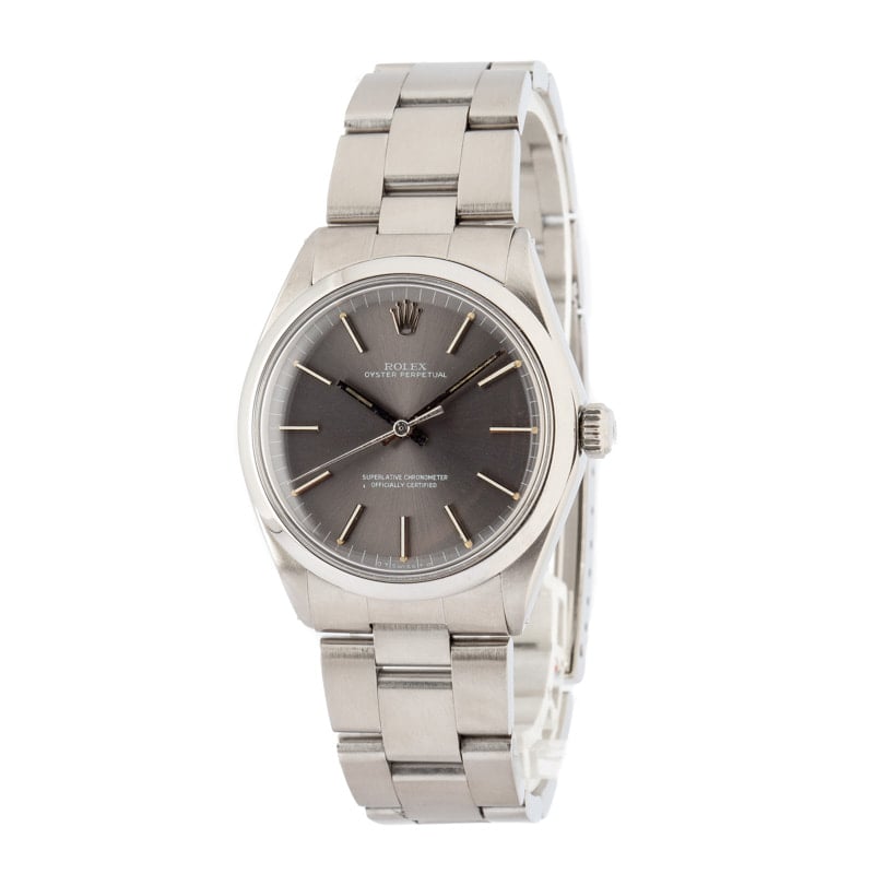 Clean Factory Super Clone Rolex Oyster Perpetual 34 Ref 1002 Slate