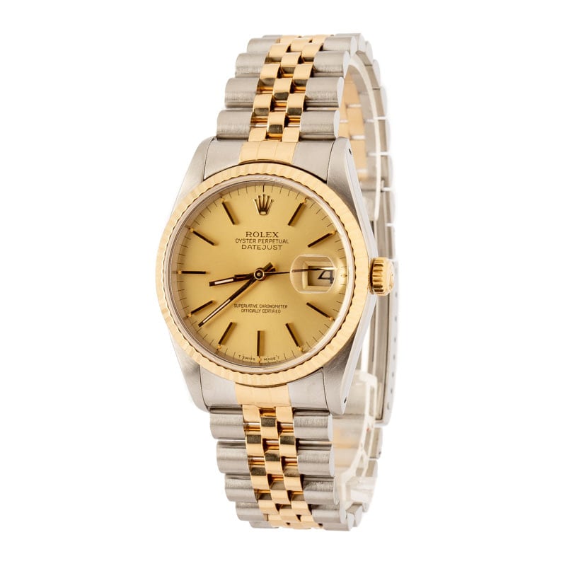 Clean Factory Super Clone Rolex Datejust 16233 Champagne Dial