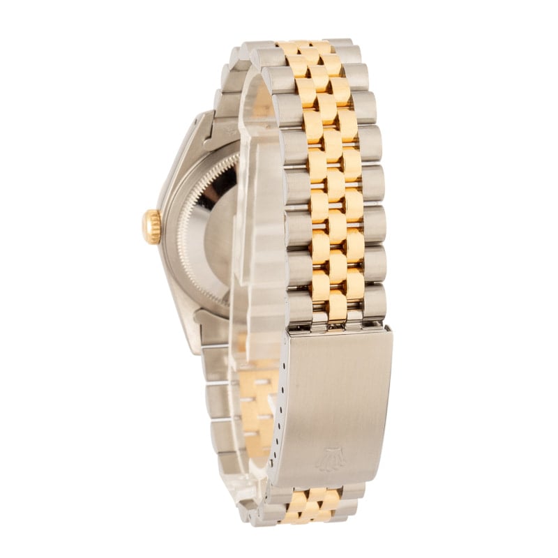 Super Clone Rolex Datejust 36 16233 Champagne Steel Gold