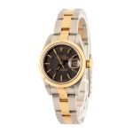 Super Clone Rolex Lady Datejust 79163 Black Tapestry 26mm - Image 3